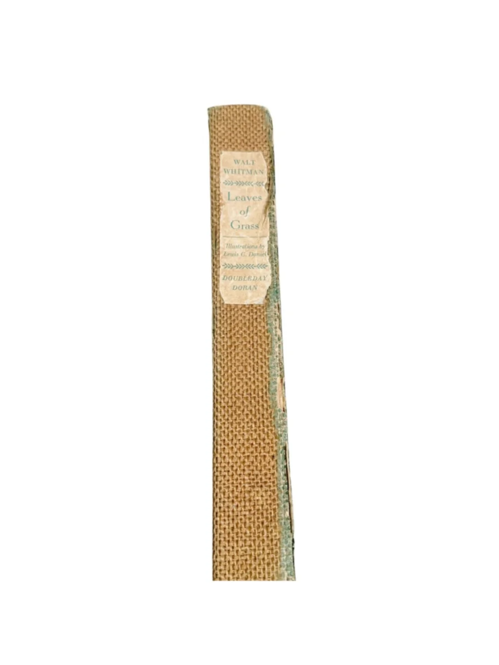 Leaves of Grass Walt Whitman 1940 Illustrated Doubleday Doran Vintage Hardcover